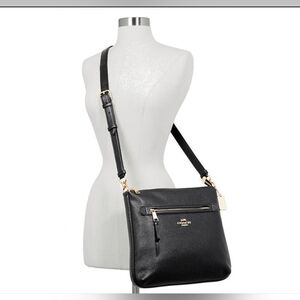 Coach Designer Black Mae Crossbody Bag Black purse Handbag